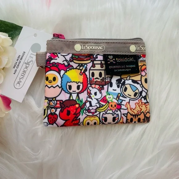 LeSportsac x Tokidoki Pouch Coin Purse Wallet - Picture 4 of 7